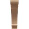 Ekena Millwork 8"W x 32"D x 32"H Thin Hughes Rough Cedar Woodgrain TimberThane Corbel, Primed Tan CORUR08X32X32HUGRCPR - alternate 6